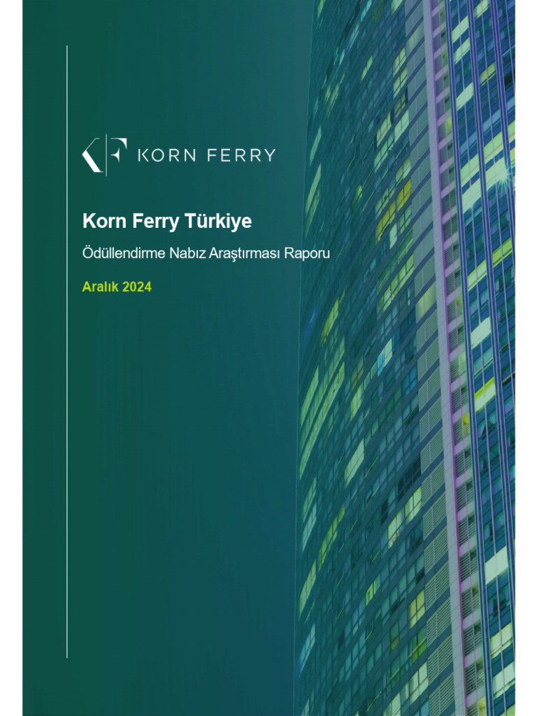 Korn Ferry Ödül Nabız Araştırması Raporu-Aralık 2024 | PDF
