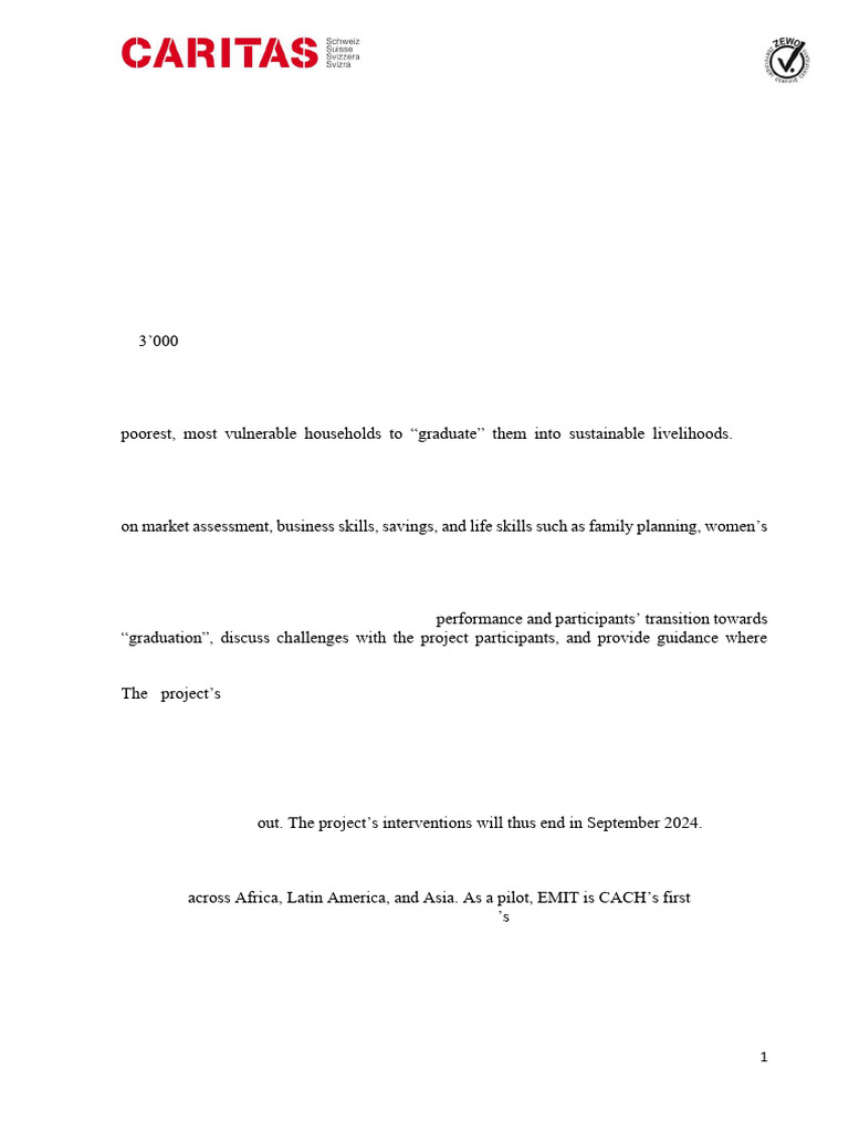 Final Evaluation of EMIT Project | PDF | Evaluation | Methodology
