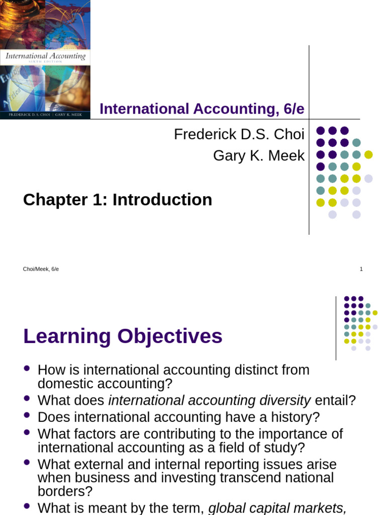 Introduction to International Accounting | PDF | Accounting | Valuation ...