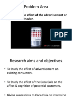 Effect of Coca Cola Ads on Consumer Behavior