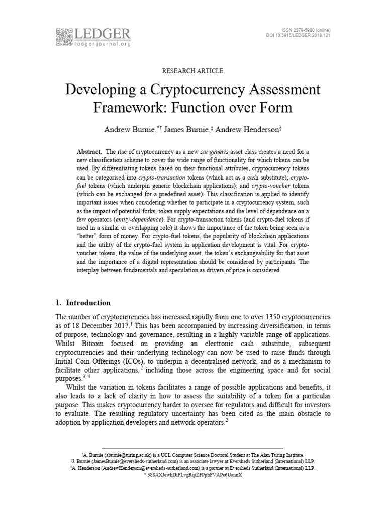 Cryptocurrency Functionality Framework | PDF | Cryptocurrency | Bitcoin