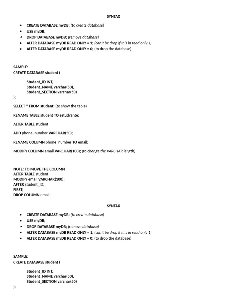 MYSQL | PDF | Software Design | Data Model