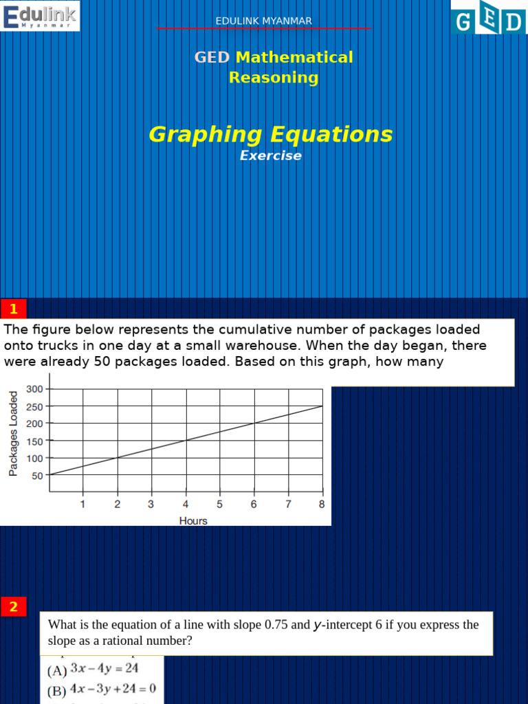 Graphing Equations and Linear Models | PDF | Mathematical Objects ...
