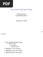 Data Warehousing Logical Design