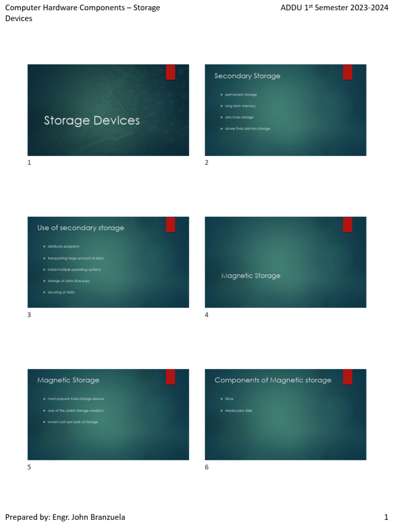 Storage Devices: Types and Performance | PDF | Solid State Drive | Hard ...