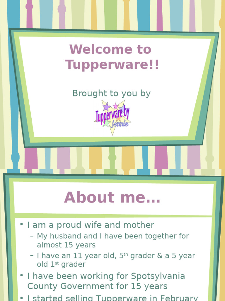 Join Tupperware: Business & Benefits | PDF
