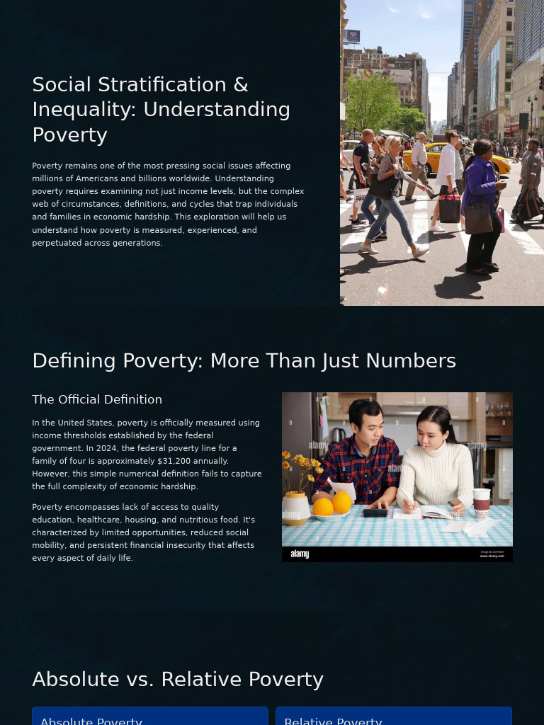 Understanding Poverty and Inequality | PDF | Poverty | Poverty ...