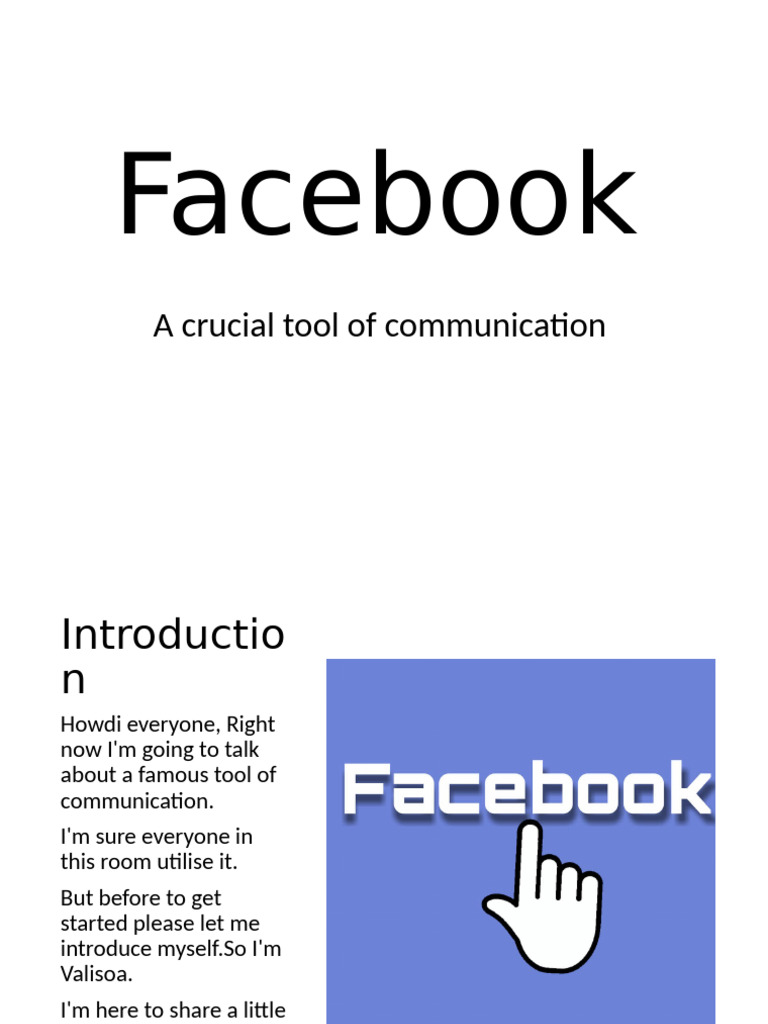Facebook | PDF | Facebook | Popular Culture & Media Studies