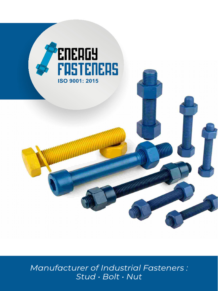 Fasteners: Hex Bolts, Nuts & Coatings | PDF