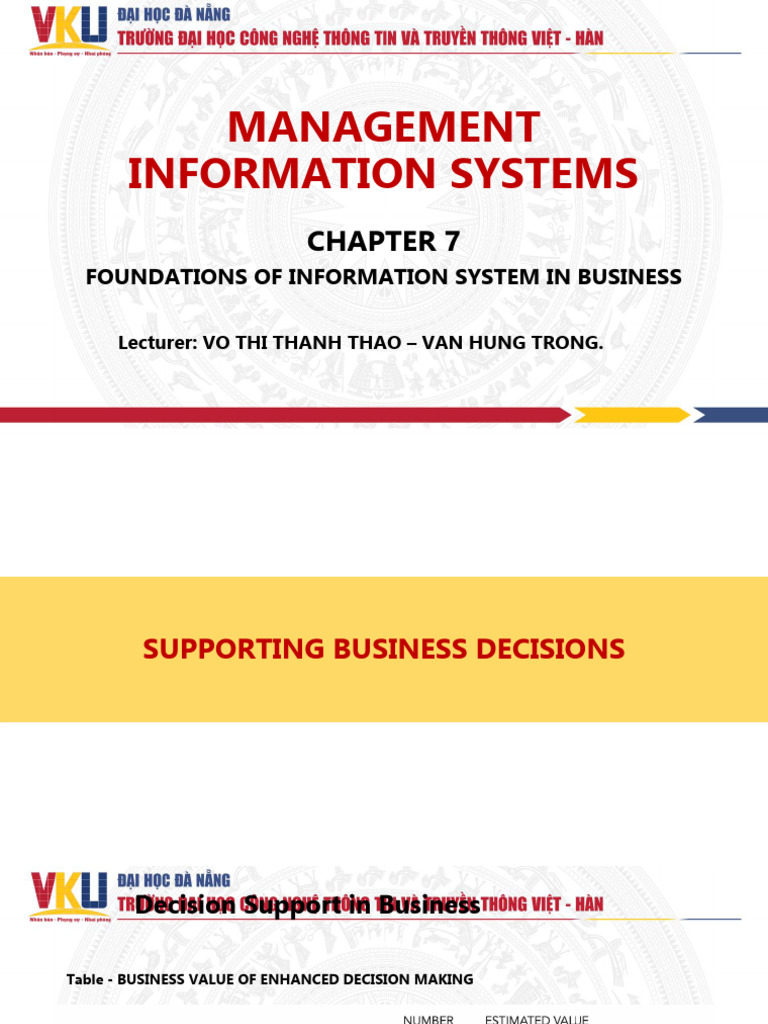 Decision Support Systems in Business | PDF | Decision Support System ...