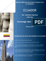 Ecuador Visa and Residency Info