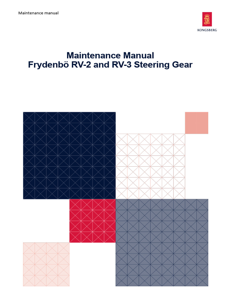Maintenance Manual Rv23 Steering Gear | PDF | Pump | Valve