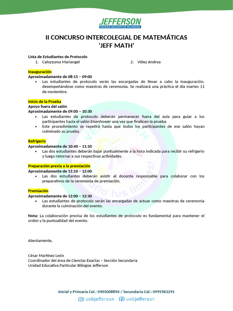 Guía de Protocolo - #3 | PDF