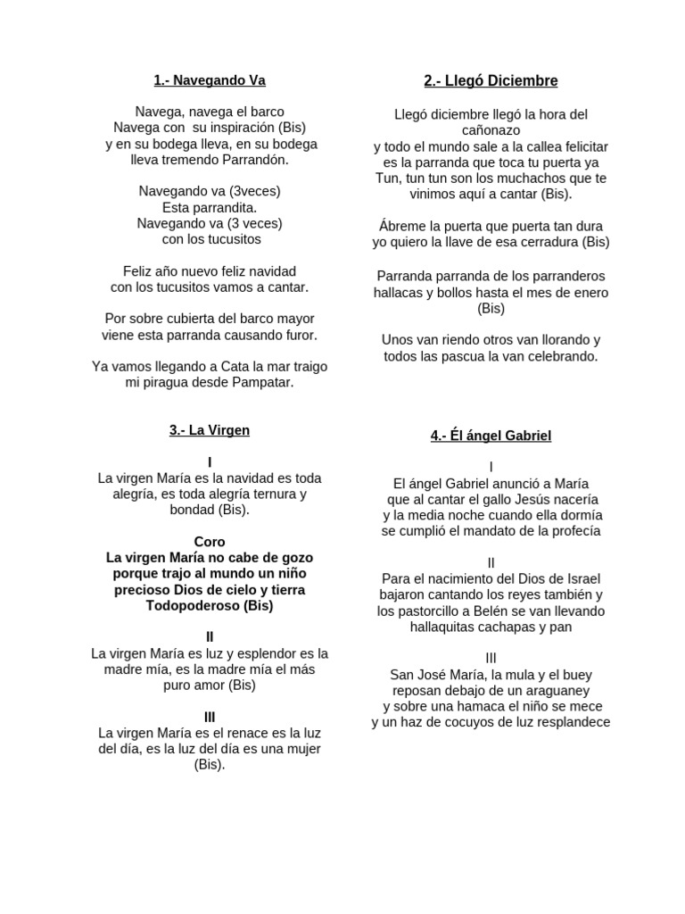 Villancicos y Tradiciones Navideñas | PDF | María, madre de Jesús | Navidad