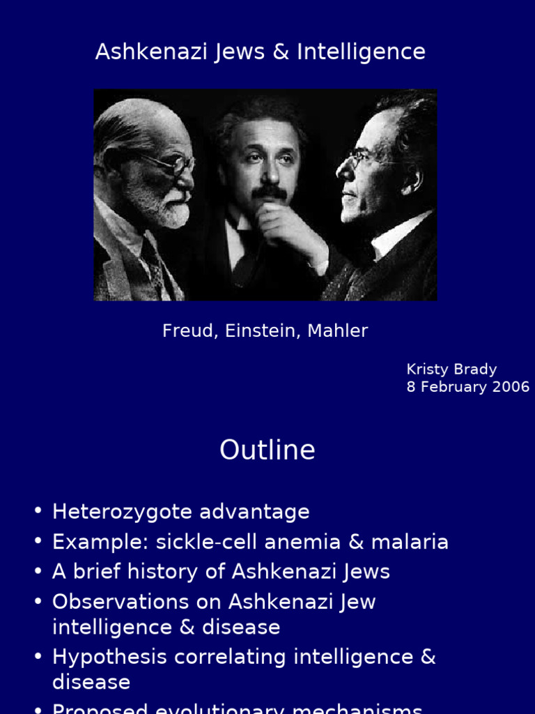 Ashkenazi Jews: Intelligence & Genetics Insights | PDF | Zygosity | Allele