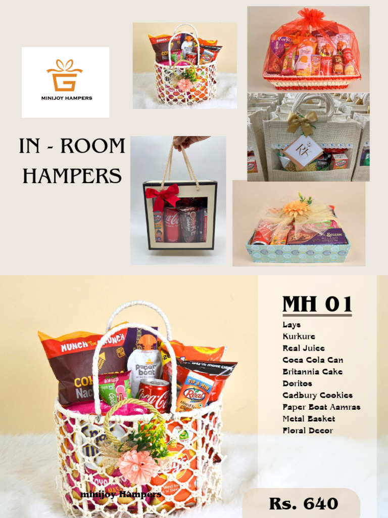Room Hamper Catalogue PDF | PDF | Snack Food