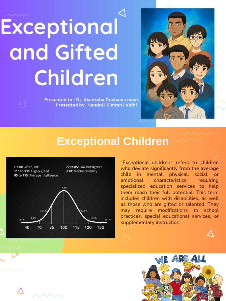 Exceptional & Gifted Children | PDF | Intellectual Giftedness ...
