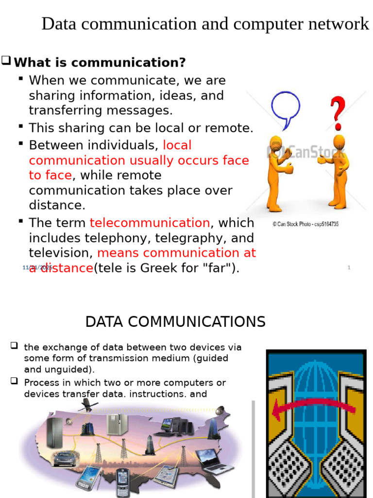 Understanding Data Communication Basics | PDF | Computer Network ...