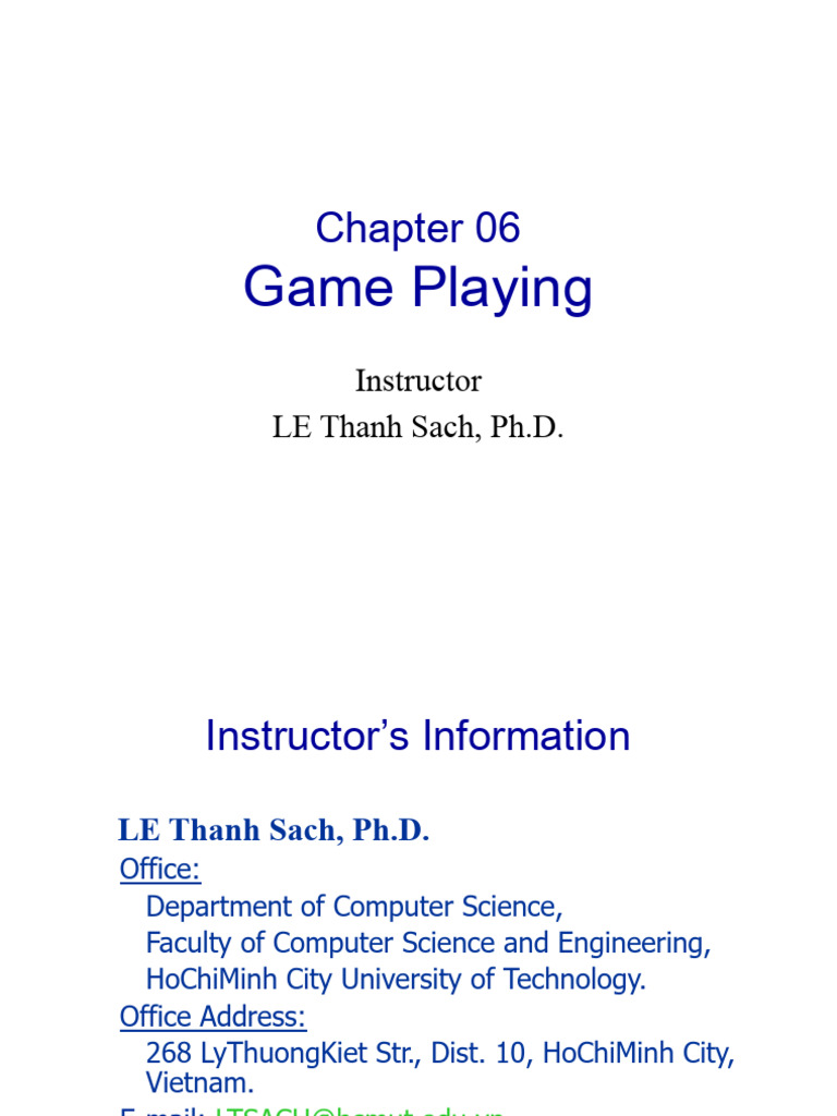 AI Game Playing Strategies Explained | PDF | Game Theory | Algorithms