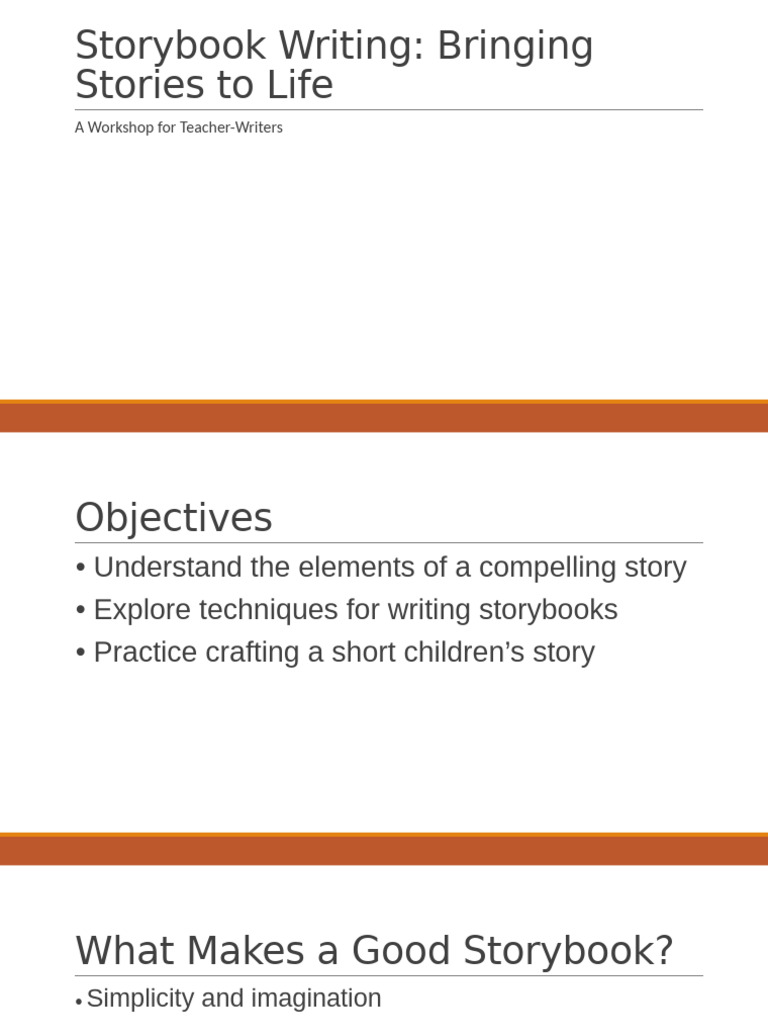 Storybook Writing | PDF