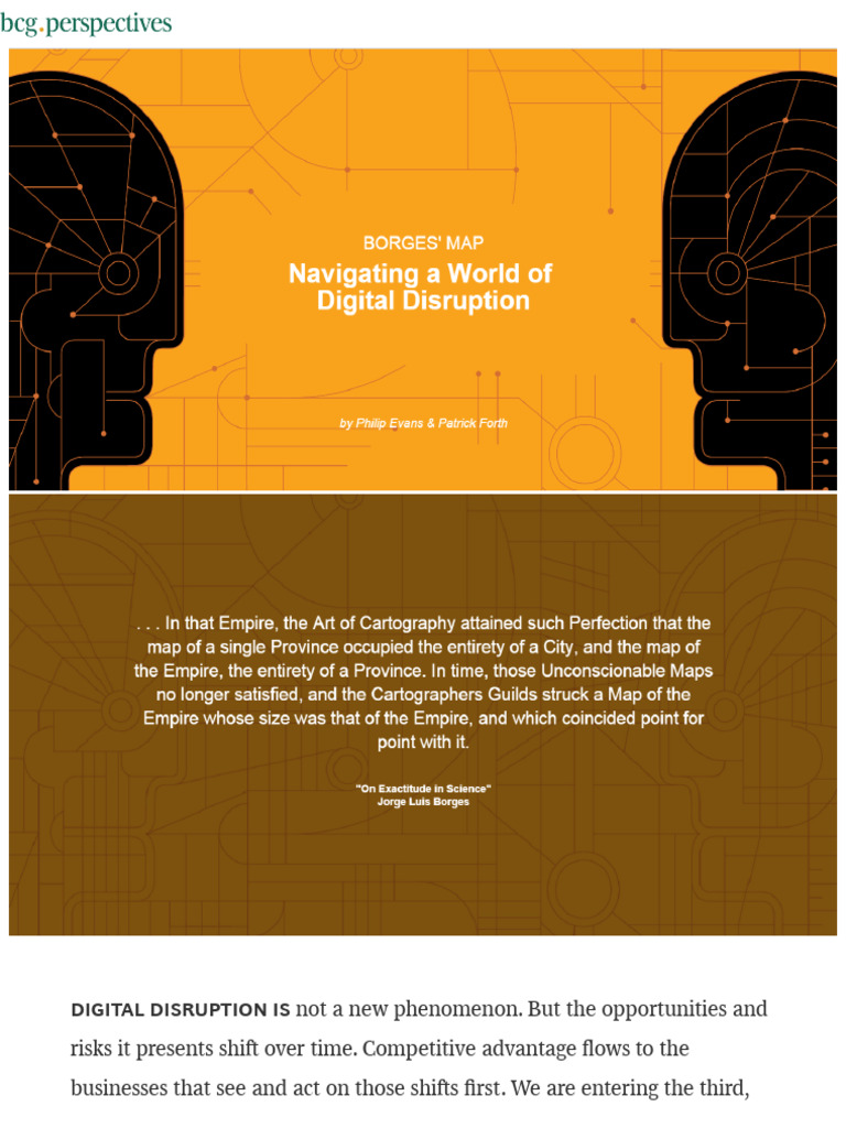 Navigating A World of Digital Disruption | PDF | Data | Innovation