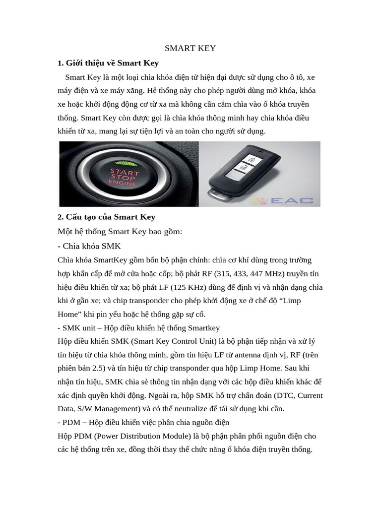 Smart Key | PDF