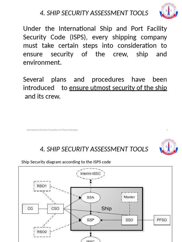 Ship Security Assessment Tools Guide | PDF | Safety