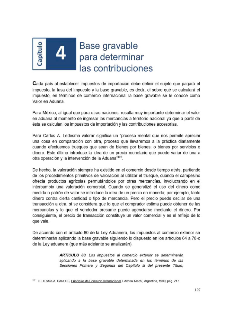 Base Gravable para Determinar Los Impuestos | PDF