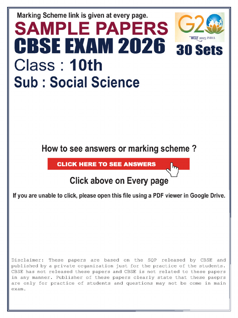 Class X Social Science Sample Paper 2025 | PDF | Ore | Floodplain