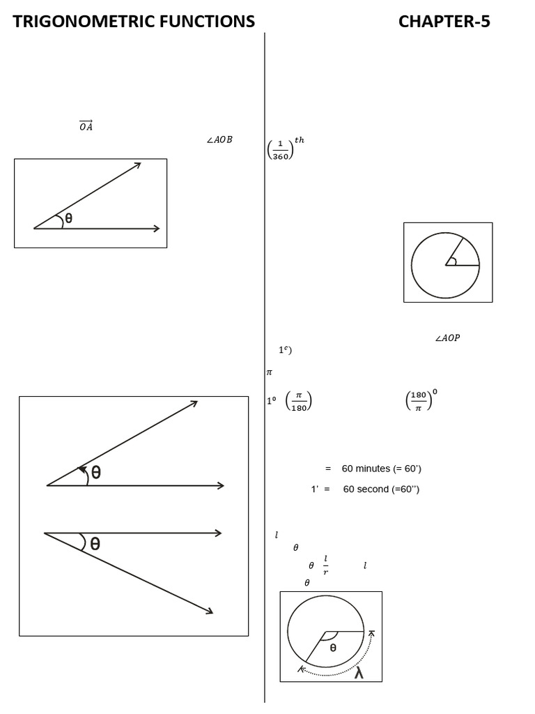 Trigonometric Identities and Functions | PDF | Circle | Trigonometric ...