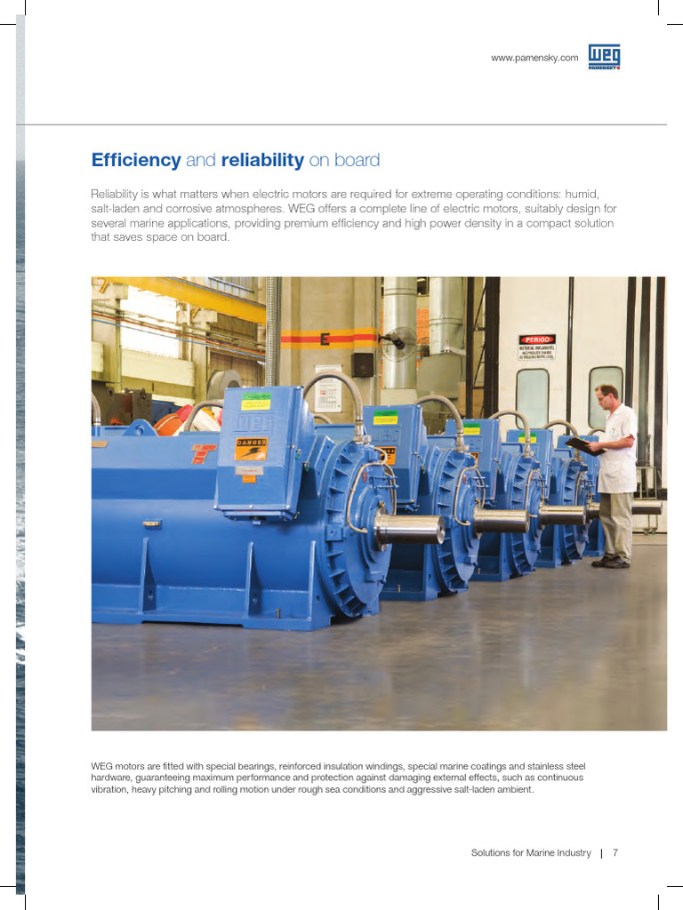 Marine Electric Motors Solutions | PDF | Electric Motor | Manufactured ...