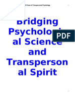 A Primer of Trans Personal Psychology