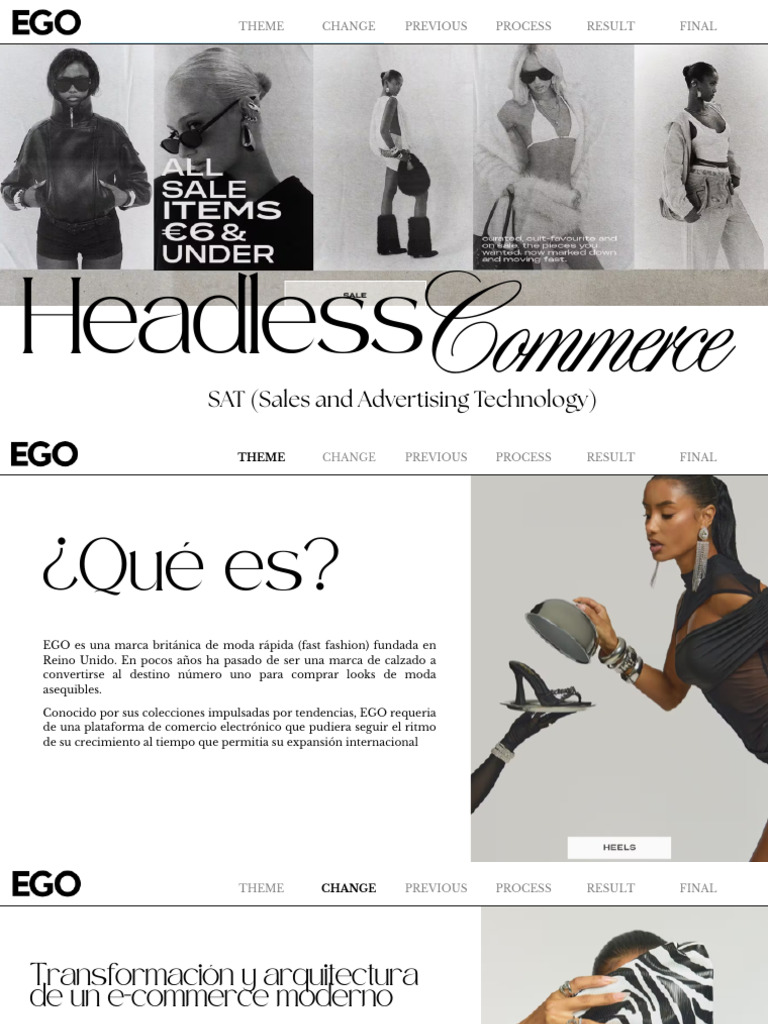 EGO: Transformación a Headless Commerce | PDF | Comercio electrónico ...