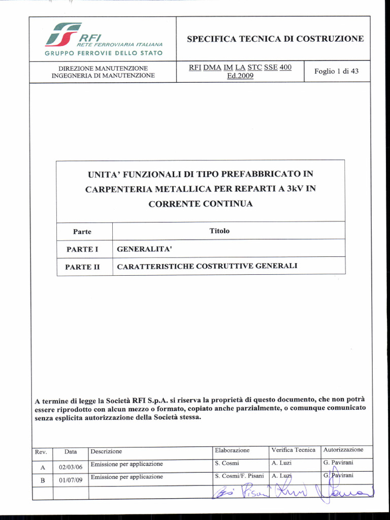 Rfi Dma Im La STC Sse 400 Ed.2009 | PDF