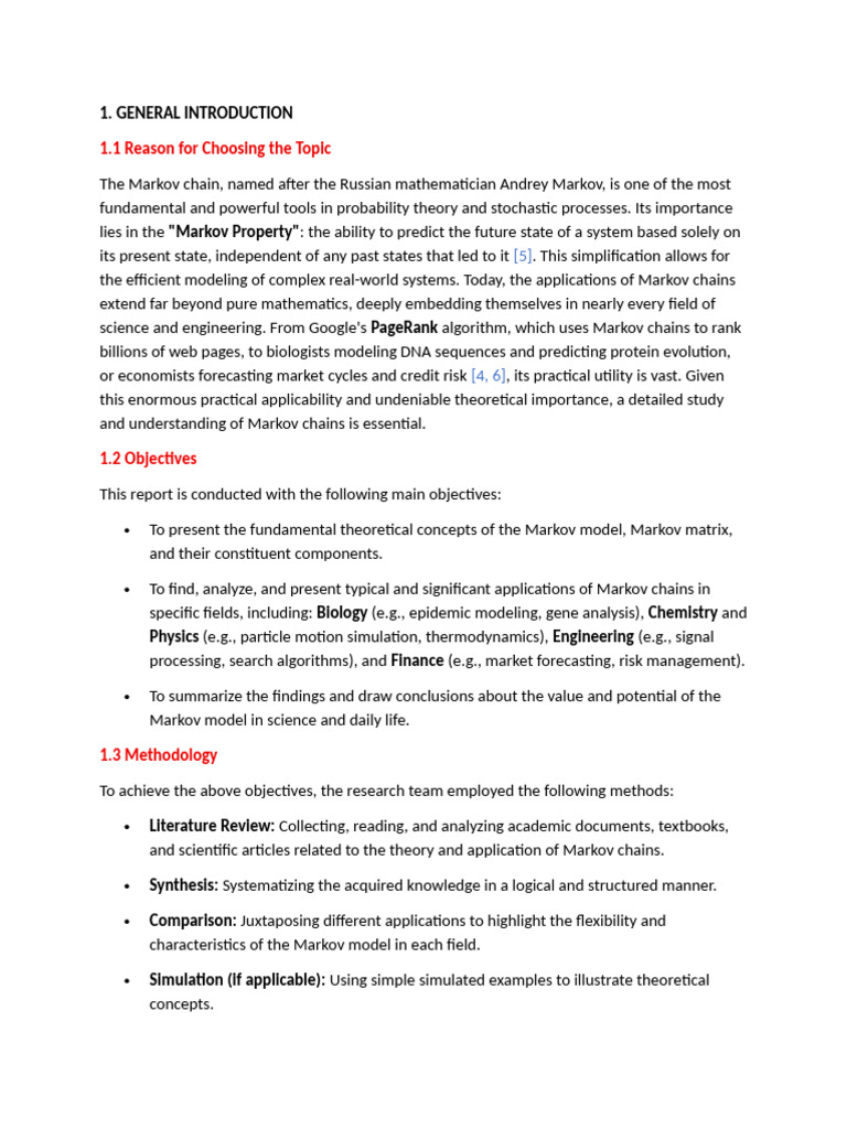 Understanding Markov Chains and Applications | PDF | Markov Chain ...