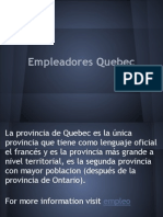 Empleadores Quebec