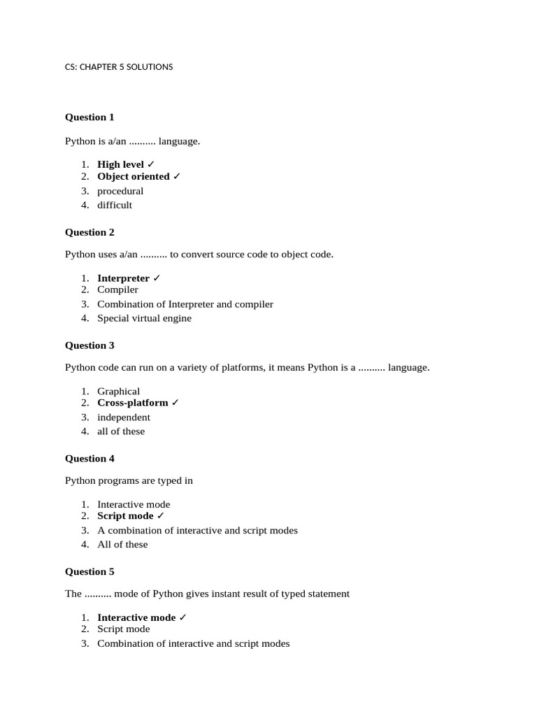 Python: A Cross-Platform Language | PDF | Python (Programming Language ...