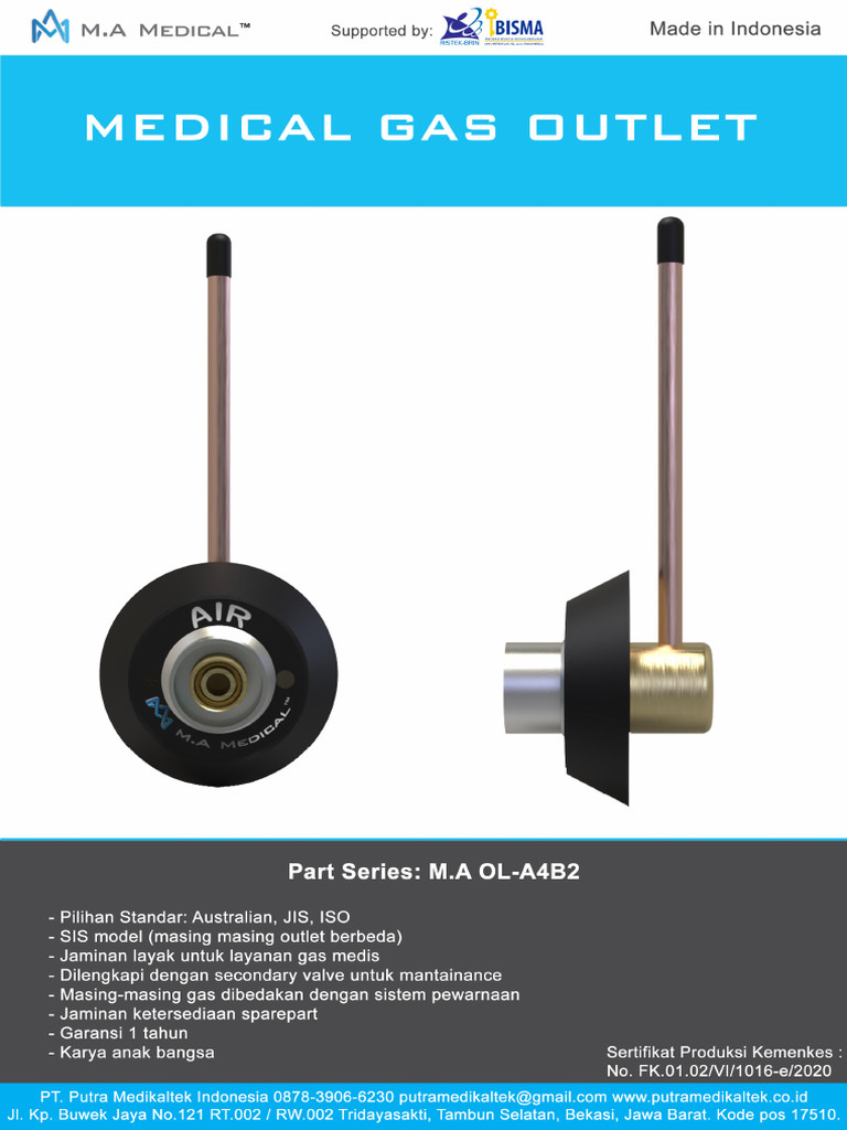 (ISO) Medical Gas Outlet-Med Air | PDF