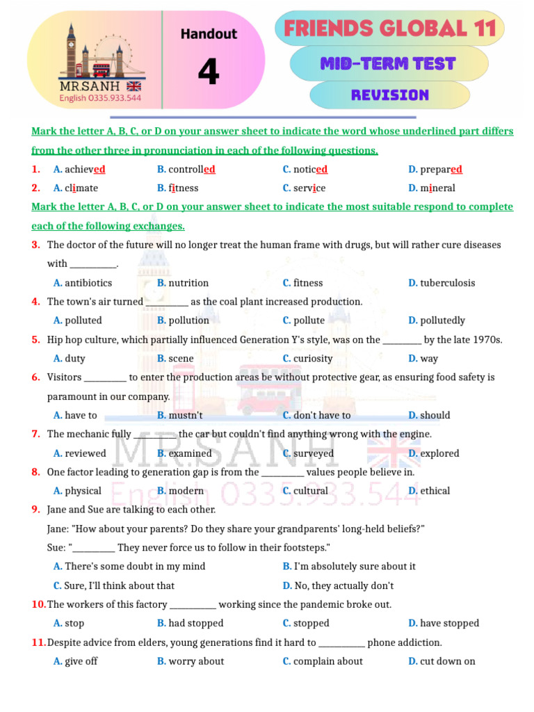 4 (FG11) Midterm | PDF