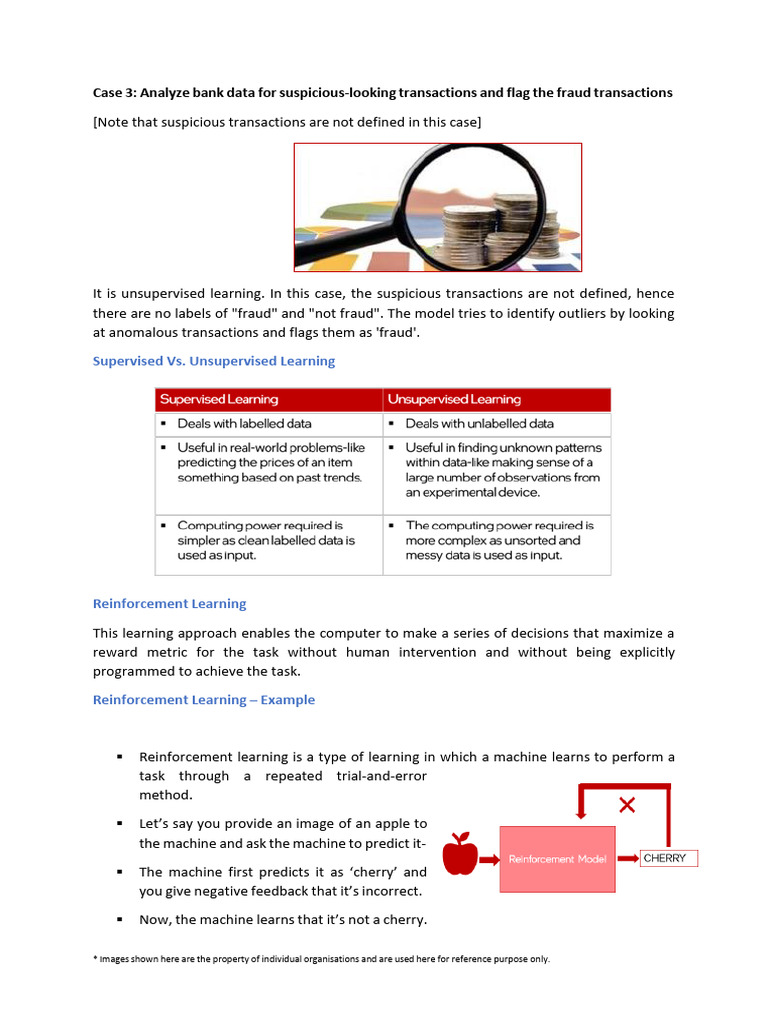 Fraud Detection Using Unsupervised Learning | PDF