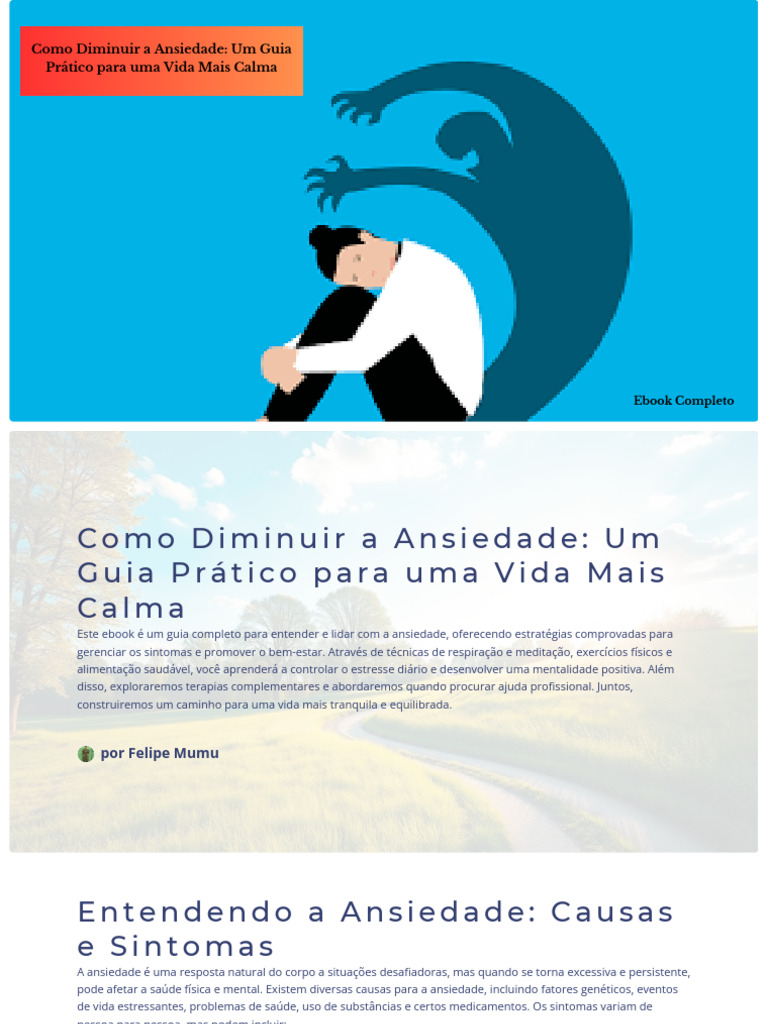 Dicas Práticas para Reduzir a Ansiedade | PDF | Ansiedade | Meditação