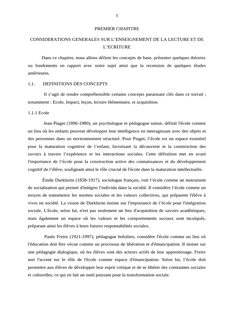 Enseignement de la lecture et écriture | PDF | Apprentissage | Pédagogie