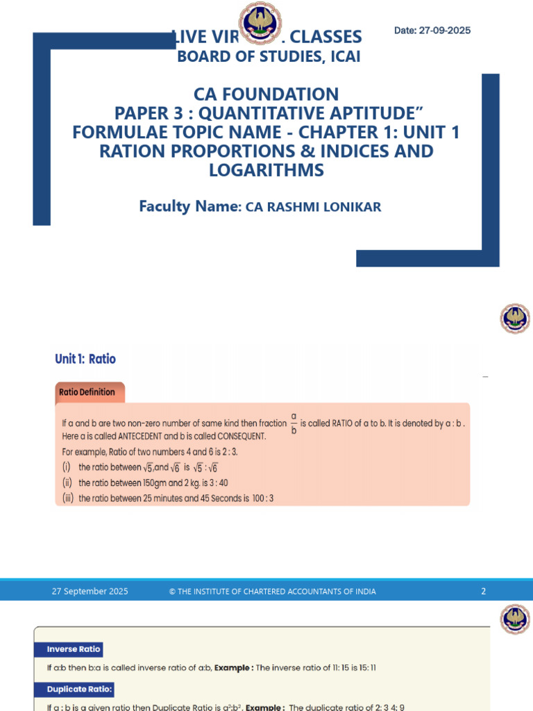 Quantitative Aptitude by CA Rashmi Lonikar | PDF