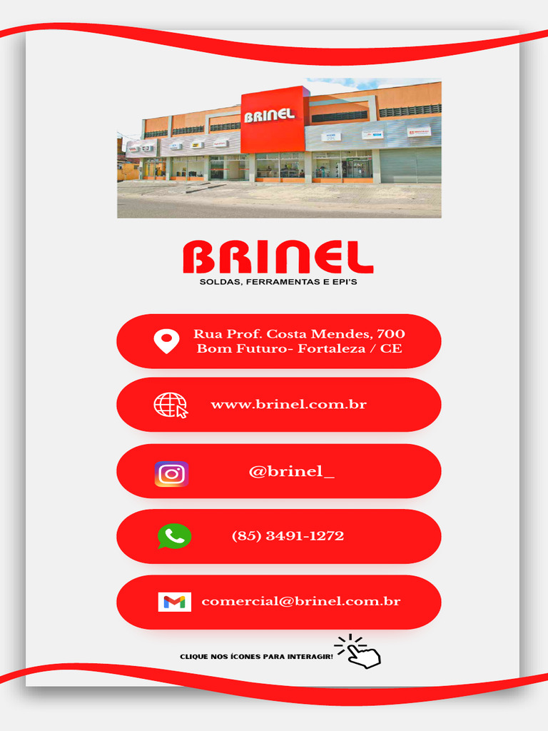 Informações de Contato e Produtos Brinel | PDF