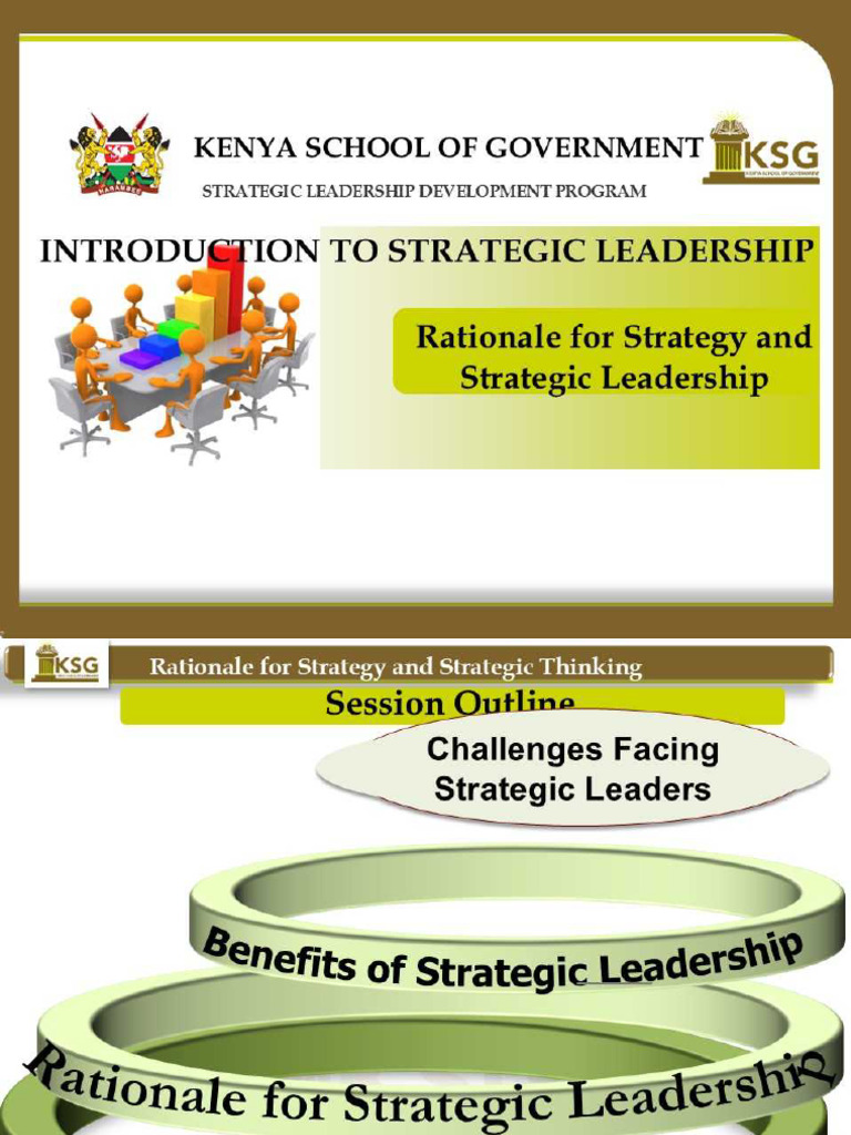 401 - Unit 1.1 Rationale For Strategy and Strategic Thinking | PDF