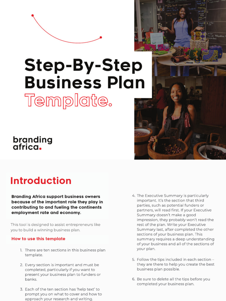Step-by-Step Business Plan Template | PDF