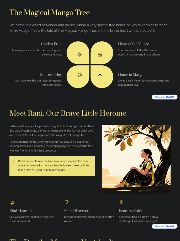 The Magical Mango Tree | PDF