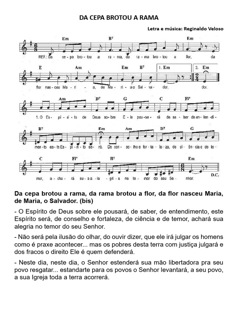 Letra da Música 