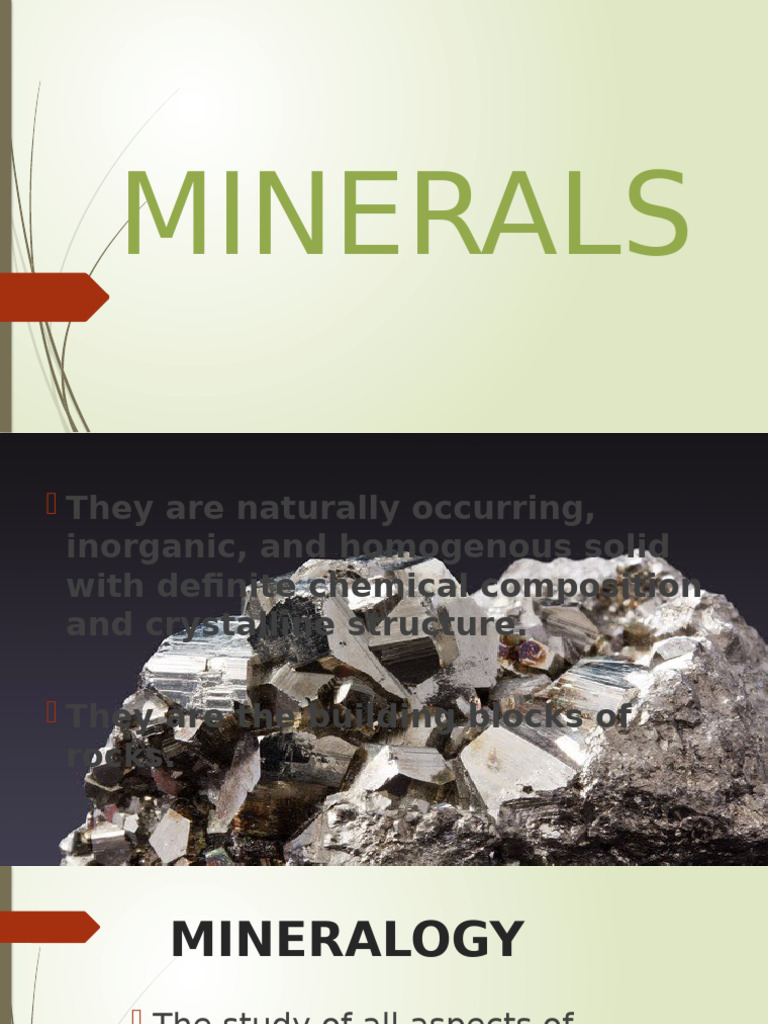 ELS WEEK 3 | PDF | Minerals | Mineralogy