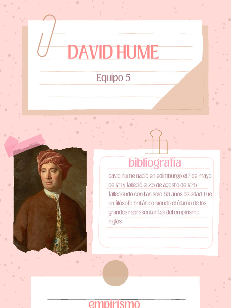 David Hume: Empirismo y Moralidad | PDF | David Hume | Experiencia